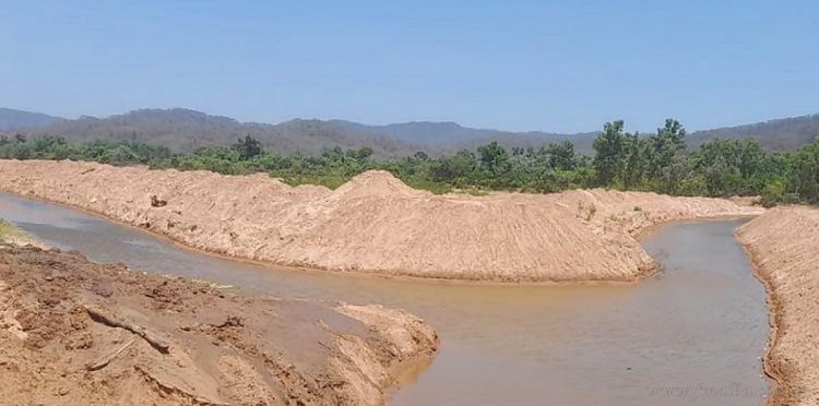 Cortes de agua programados por bajante en el río Caraparí