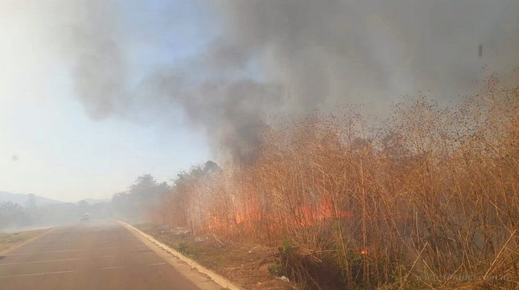 B° Procrear: bomberos de Tartagal y Mosconi extinguieron fuego de gran alcance