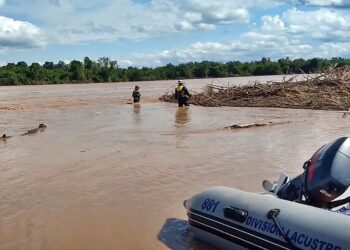 Río Bermejo: la Policía rescató el cuerpo sin vida de una persona