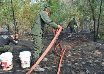Yacuiba: estación eléctrica Yaguacua, en peligro por incendio de proporciones