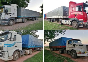 Yacuiba: interceptan siete camiones que intentaban ingresar con soja ilegal