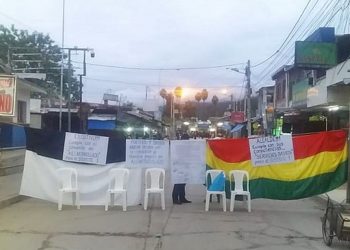 Puente Internacional: manifestantes levantan bloqueo en Yacuiba