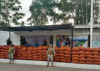 Bermejo: militares del Plan Soberanía secuestran alimentos en puertos clandestinos del contrabando