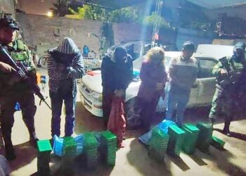 Yacuiba: cinco detenidos en un taller mecánico, involucrados en narcotráfico