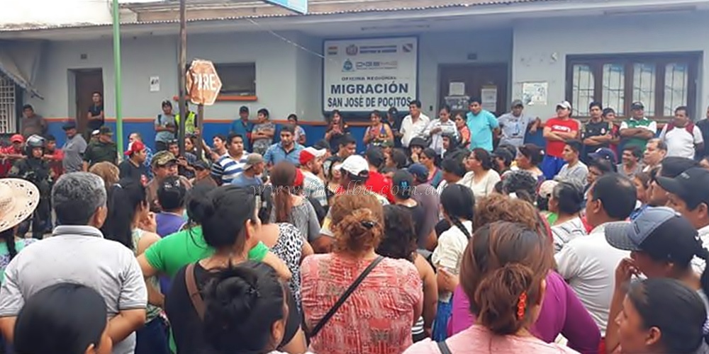 Yacuiba: gremiales de San José de Pocitos impiden el bloqueo del Puente Internacional - FM Alba
