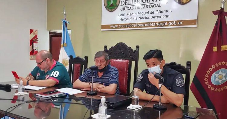 Tartagal: concejales abordaron la problemática en seguridad con el jefe de la UR4