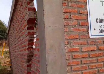 Coronel Cornejo: terreno donde se asientan equipos de gas, registra peligroso hundimiento