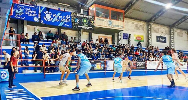Básquet: se reinauguró la cancha del Círculo Argentino