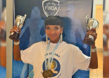 Copa de Campeones: Viviana Aramayo, con oro en su categoría de culturismo natural