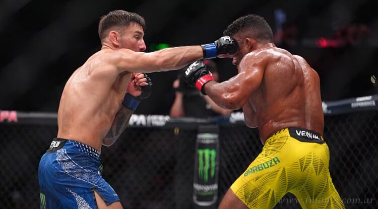 MMA: Esteban Ribovis venció por KO técnico a la leyenda brasilera Edson Barboza