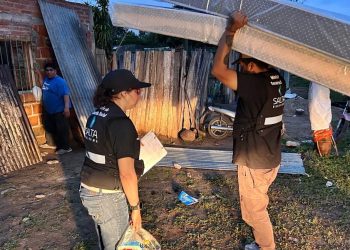 Asistencia provincial en municipios afectados por la fuerte tormenta