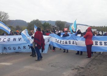 Cuña Muerta: Autoconvocados en corte sobre Ruta Nacional 34