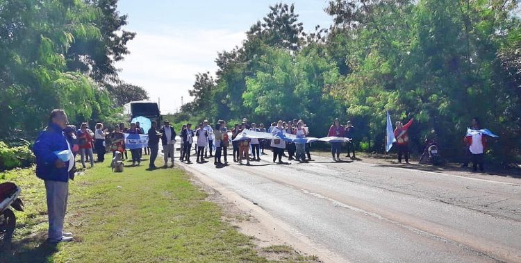 General Mosconi: Autoconvocados en cortes intermitentes sobre Ruta 34