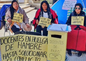 Docentes Autoconvocados: continúa la huelga de hambre y suman dos manifestantes más