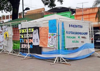 Docentes Autoconvocados: el paro oscila entre el 30% y 40% de adhesión