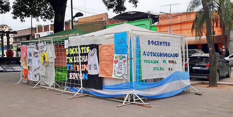 Docentes Autoconvocados: el paro oscila entre el 30% y 40% de adhesión