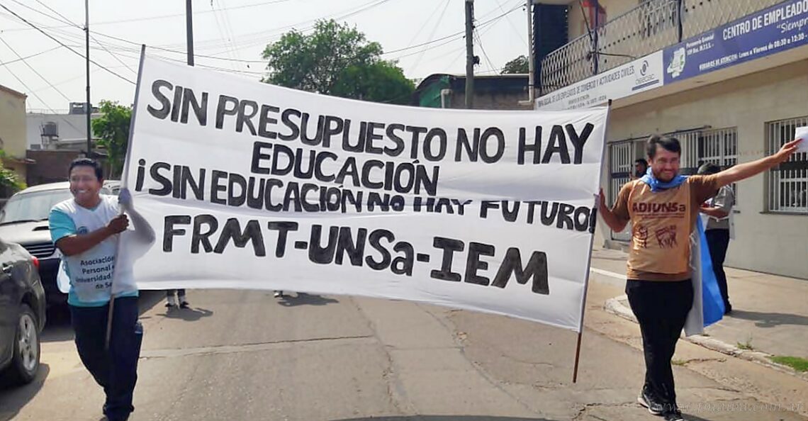 No al Veto: banderazo y Marcha Federal Universitaria en Tartagal