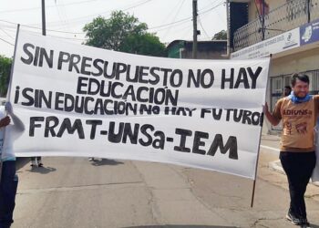 No al Veto: banderazo y Marcha Federal Universitaria en Tartagal