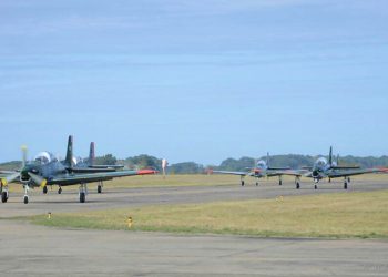 El Escuadrón Tucano realizará prácticas en la zona hasta el 15 de noviembre