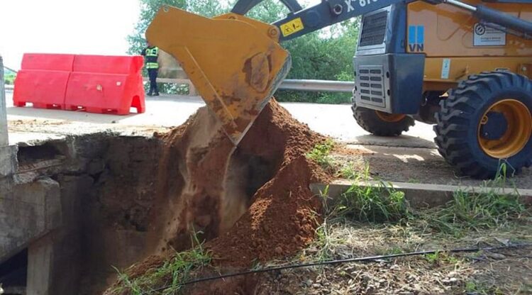 Embarcación: cortes programados y rotativos por obras puente Bermejo
