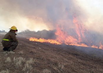 Tres departamentos sin energía por incendios forestales
