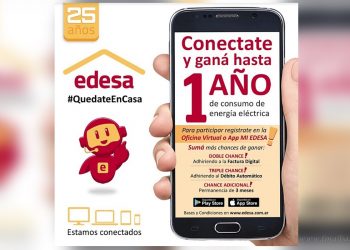 Conectate y ganá: Edesa sorteará premios celebrando sus 25 años