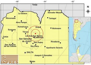 Región: sismo de 4.4 grados en el límite Salta-Jujuy