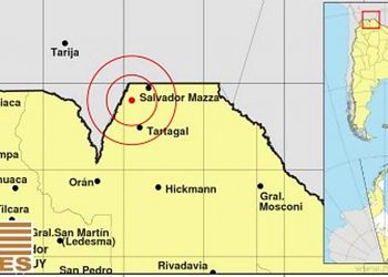 Departamentales: sismo de 4.1 grados en la serranía noroeste