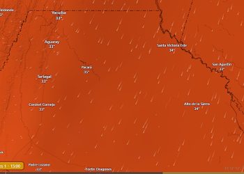 Invierno 2023: Rivadavia rozó los 40 grados