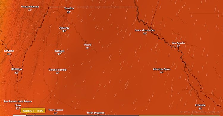 Invierno 2023: Rivadavia rozó los 40 grados