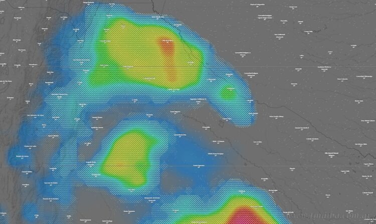 Alertas por lluvias intensas para la región chaco salteña