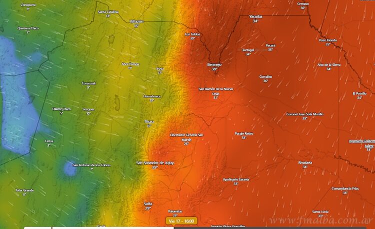 Invierno 2026: segunda quincena de Julio con temperaturas por sobre lo normal