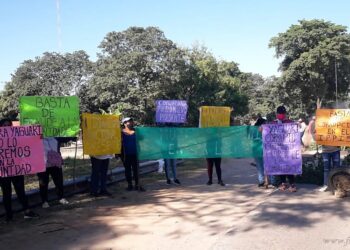 Comunidad Cherenta: corte en tramo urbano de Ruta 34