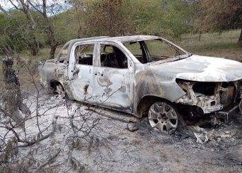 Hickman: encontraron una camioneta quemada que sería la robada al intendente Gerala