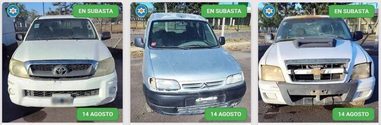 Subasta electrónica: hasta el 14 de agosto, hay tres vehículos del Servicio Penitenciario en remate