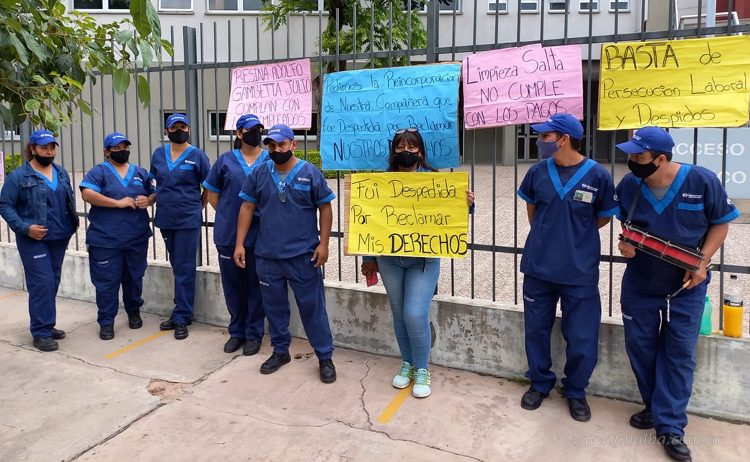 Ciudad Judicial Tartagal: personal de limpieza exige regularización y reincorporación de despedidos