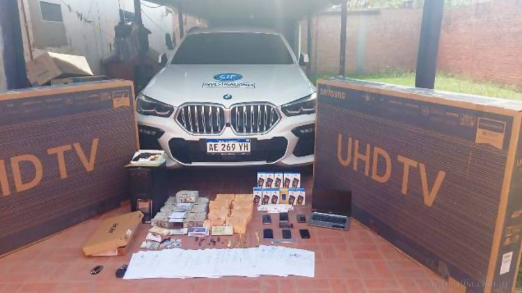 Salvador Mazza: una camioneta de alta gama a nombre del municipio y 200 millones de pesos incautados