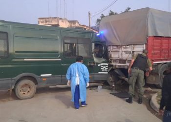 Salvador Mazza: gendarme con golpes y heridas en accidente de tránsito