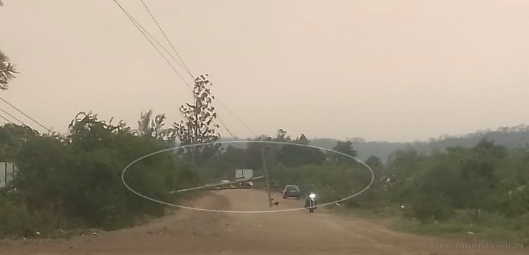 Salvador Mazza: fuertes vientos provocan corte de energía e incendios