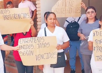 Salvador Mazza: protesta de enfermeros por designaciones “irregulares” en el Hospital Público