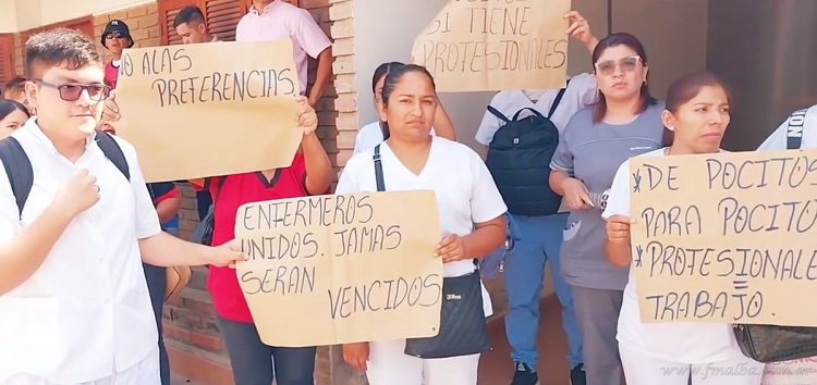 Salvador Mazza: protesta de enfermeros por designaciones “irregulares” en el Hospital Público