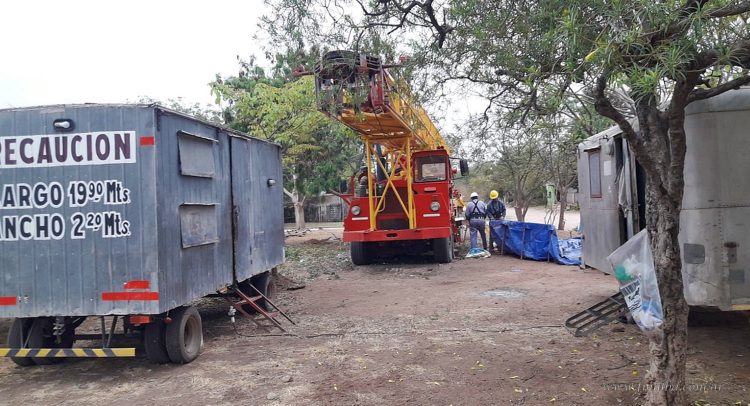 B° Tomás Ryan: comenzó la perforación del pozo de agua