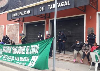 Tartagal: a pesar del llamado a conciliación, ATE y SOEM continúan paro con manifestación