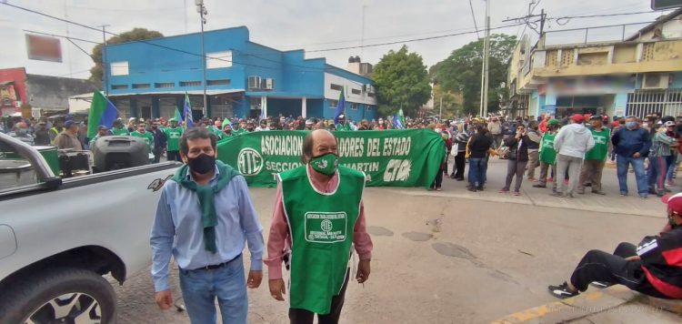 Tartagal: a pesar del llamado a conciliación, ATE y SOEM continúan paro con manifestación