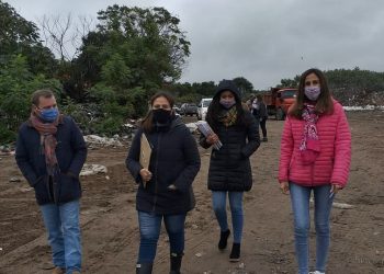 Tratamiento de residuos: funcionarios provinciales y municipales recorrieron el basural