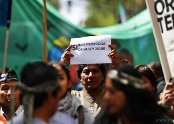 Salvador Mazza: originarios ahora marchan hacia el Congreso de la Nación en repudio al decreto 805