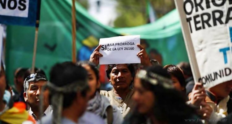 Salvador Mazza: originarios ahora marchan hacia el Congreso de la Nación en repudio al decreto 805