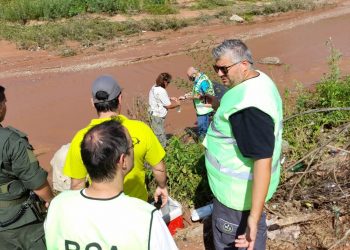 Salvador Mazza: tomaron muestras de líquidos en la Quebrada Internacional