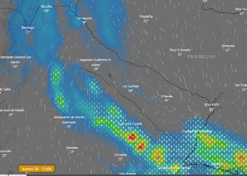 Ingreso frontal frío con vientos y descenso de temperatura