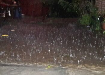 Lluvia y tormenta el fin de semana: más de 100 mm de agua caída en Tartagal